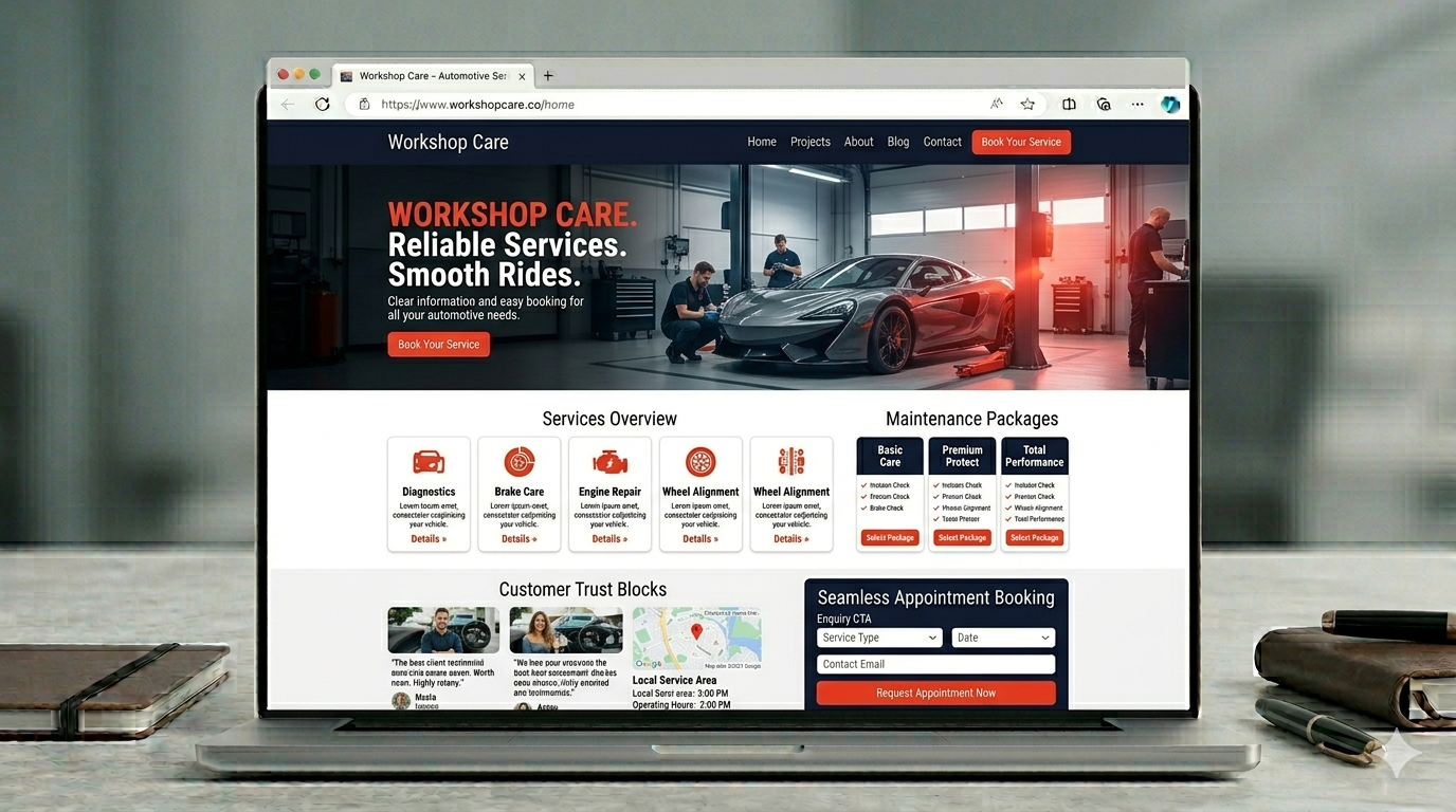 Car Detailing Pro website preview