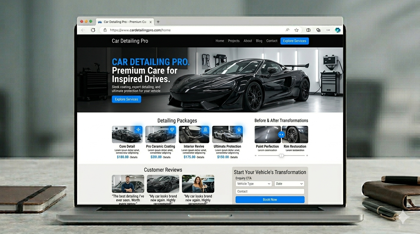 Workshop Care website preview