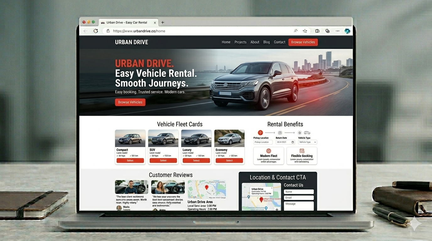 Urban Drive website preview