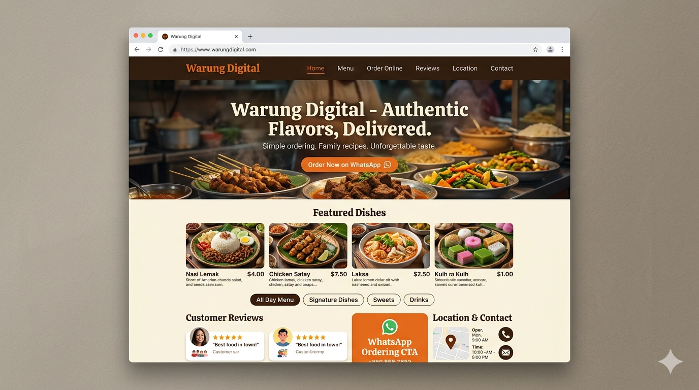 Warung Digital website preview